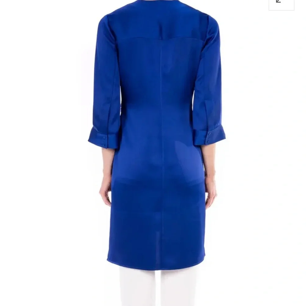 NWT Badgley Mischka Satin Side Tie Duster Jacket - Picture 4 of 5